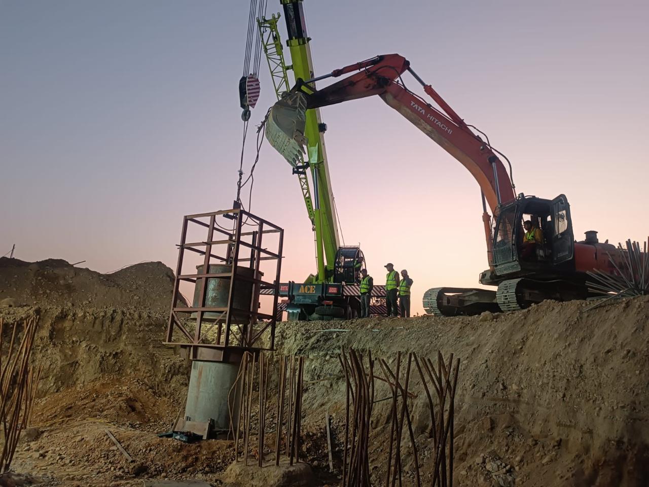 Field operations and geotechnical testing by NS Engineering